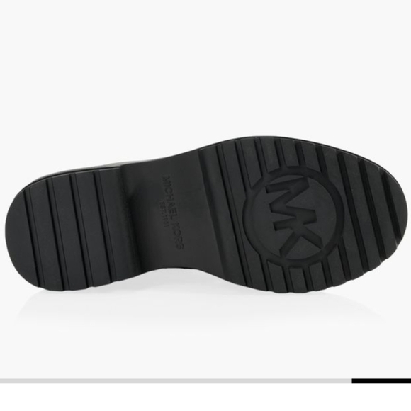 Michael Kors Dupree Leather Ankle boots Chunky black & brown Size 7 1/2 - Picture 8 of 16